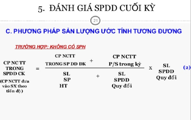 Công Thức Tính Theo Phương Pháp Sản Xuất