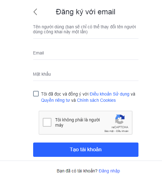 Hướng dẫn chi tiết đăng ký tài khoản TradingView