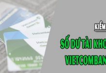 Kiểm tra số dư tài khoản Vietcombank